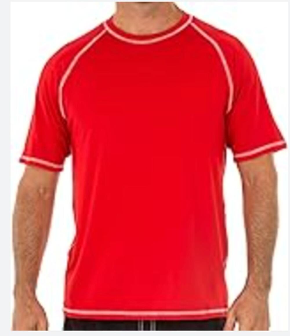 UV Skinz Red RashGuard Size Large New with Tags